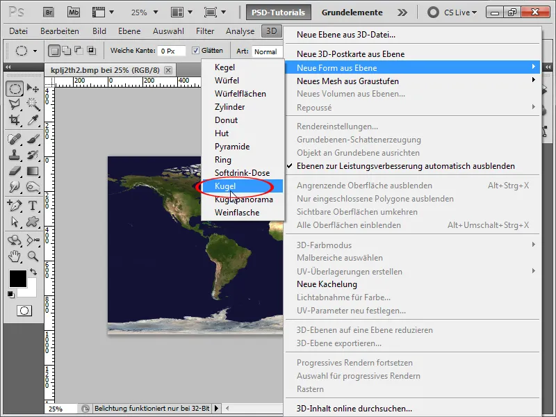 Créer une terre en 3D en seulement quelques clics