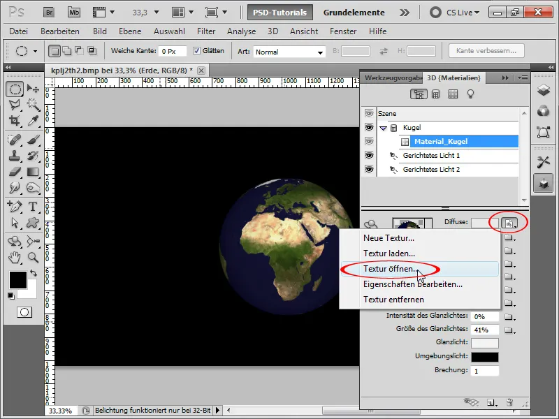 Créer la Terre en 3D en seulement quelques clics