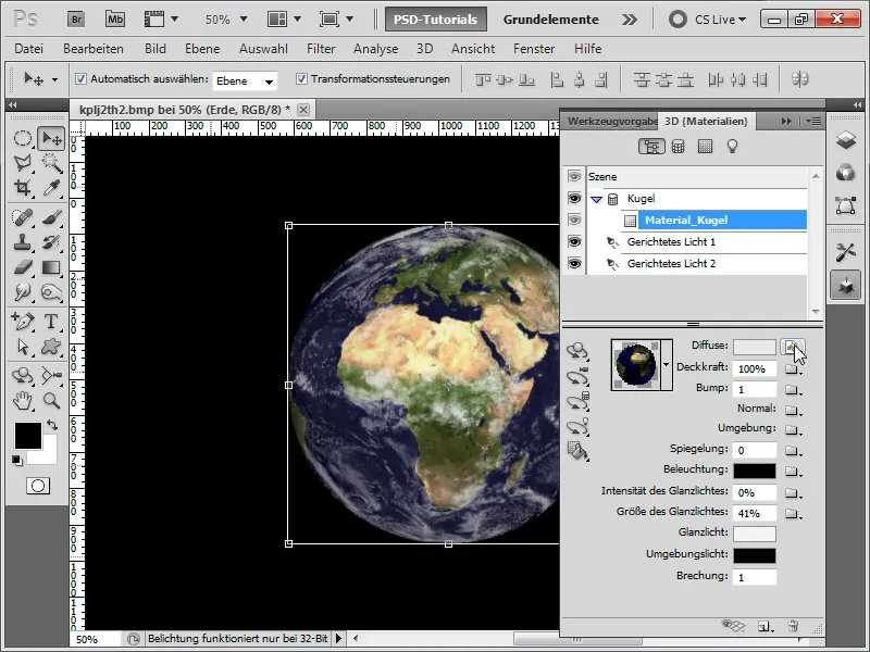 Criar uma terra 3D com apenas alguns cliques