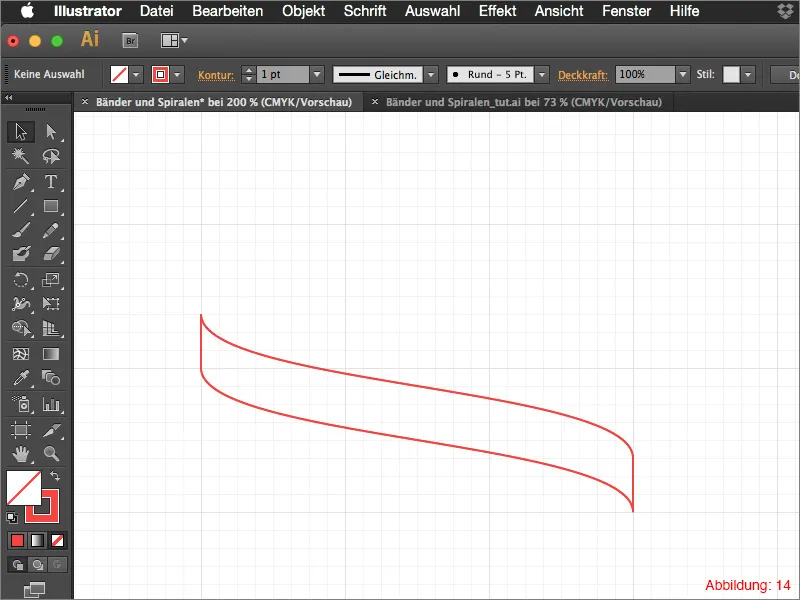 3D-Bänder und Spiralen - Adobe Illustrator