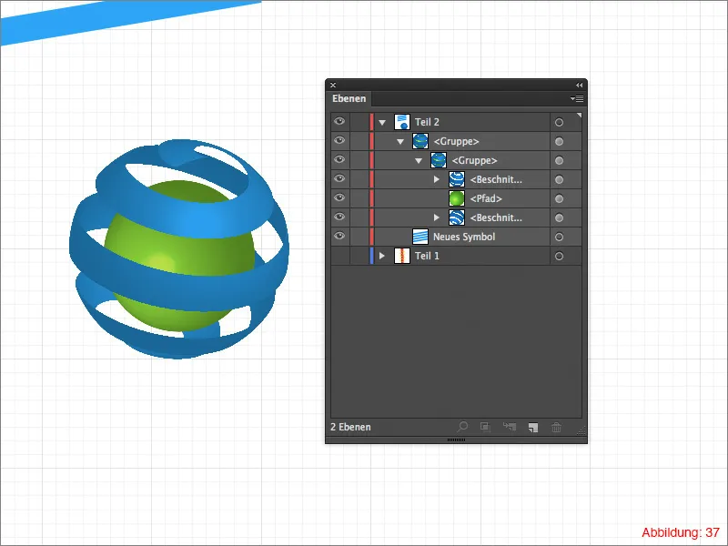 Bandes et spirales 3D - Adobe Illustrator