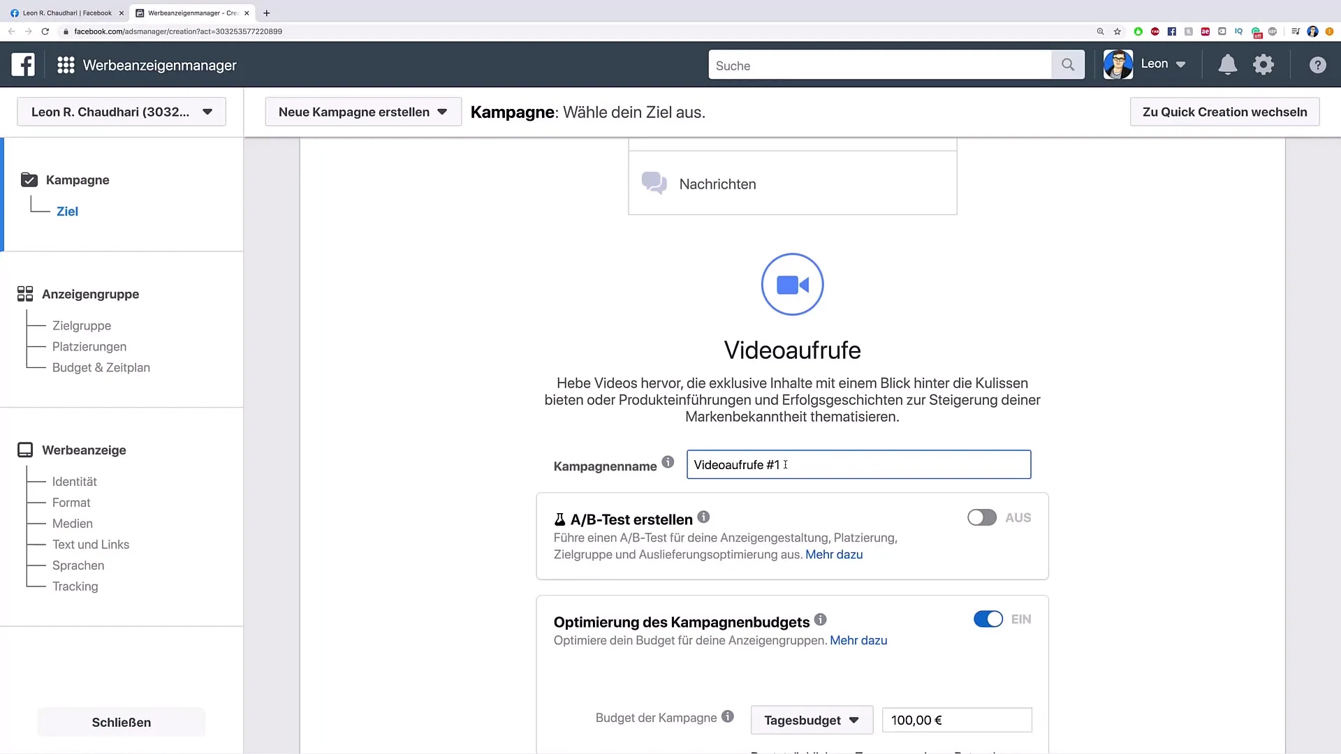 Creating Facebook video view ads: Step-by-step guide