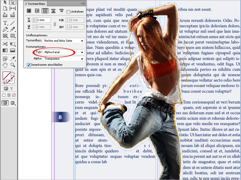 Textumfluss in InDesign