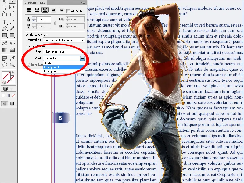 Textumfluss in InDesign