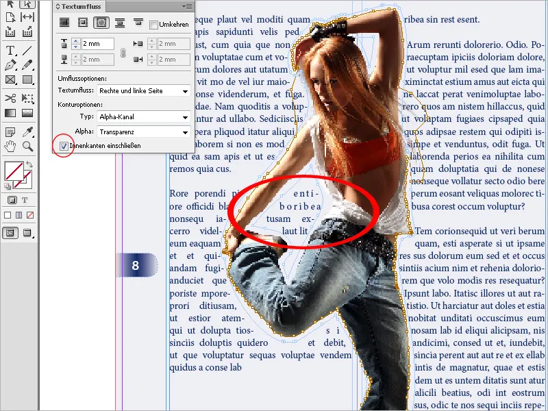 Textumfluss in InDesign