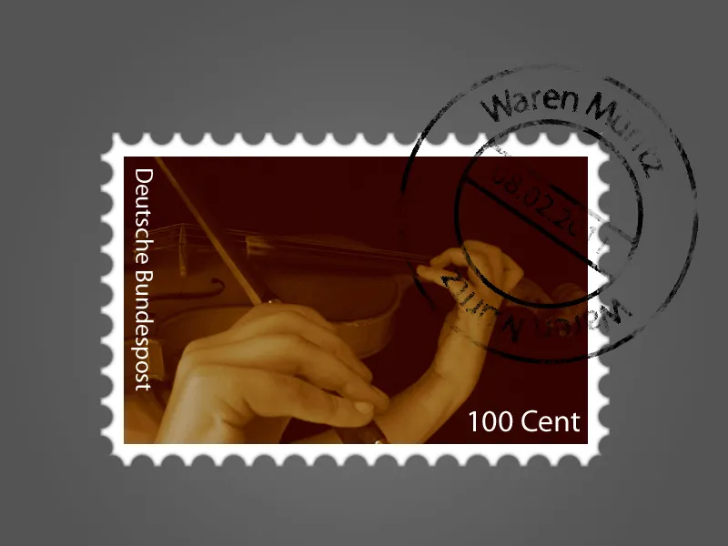 Creating stamps with postmarks - two different approaches