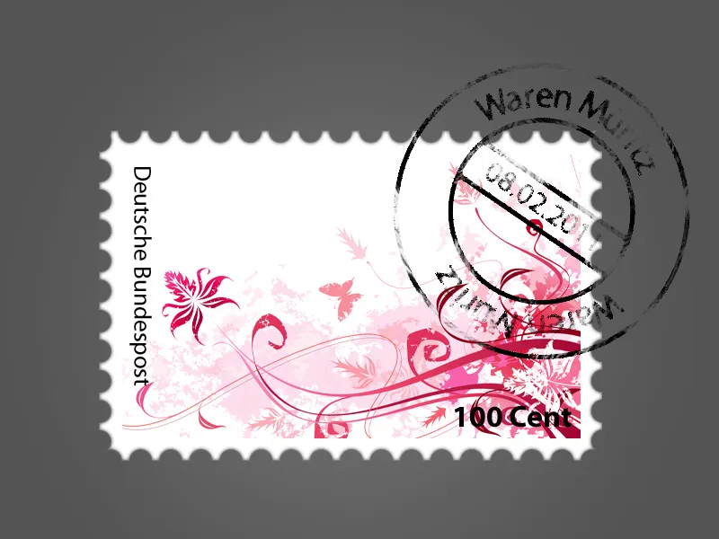 Creating stamps with postmarks - two different approaches