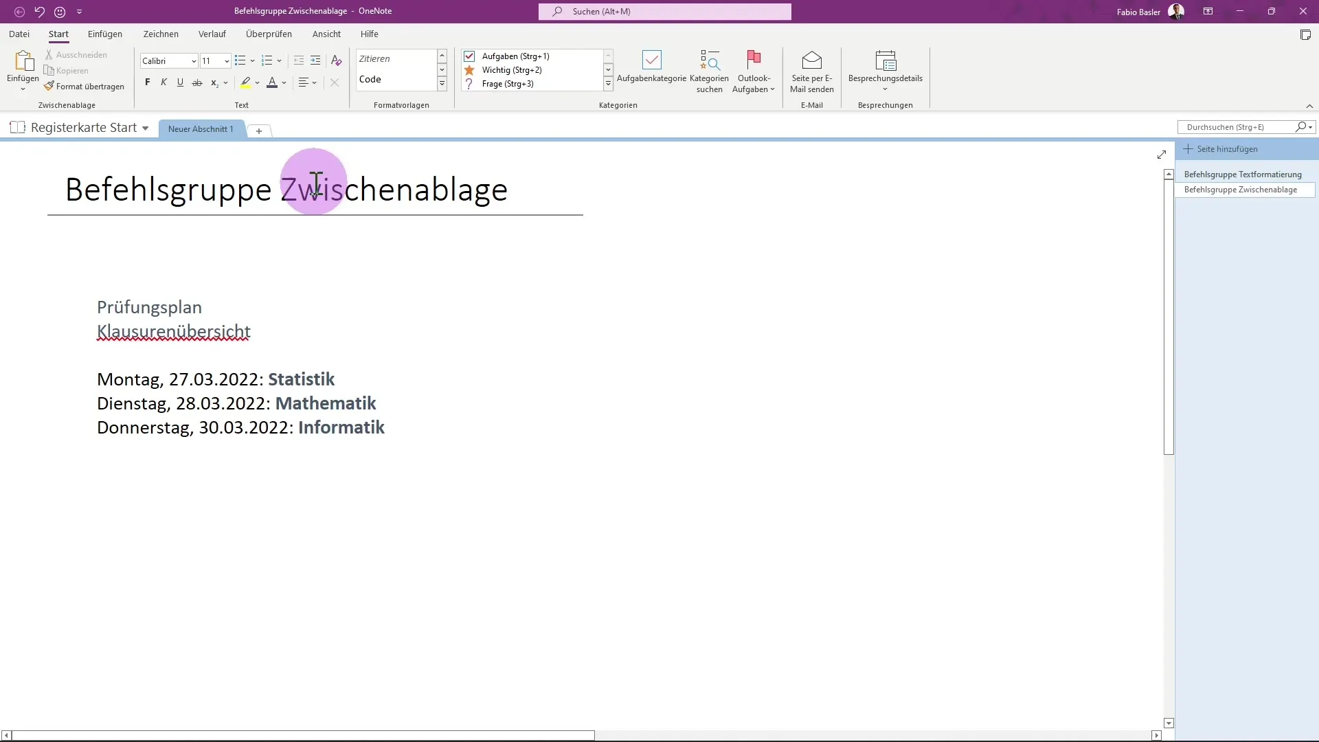 Nii kasutad vormingumalle OneNote'is efektiivselt