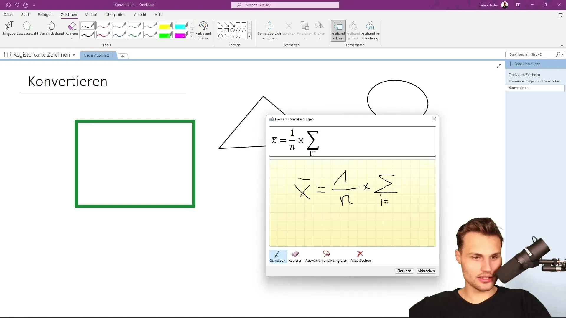 Converting drawings and texts in OneNote made easy