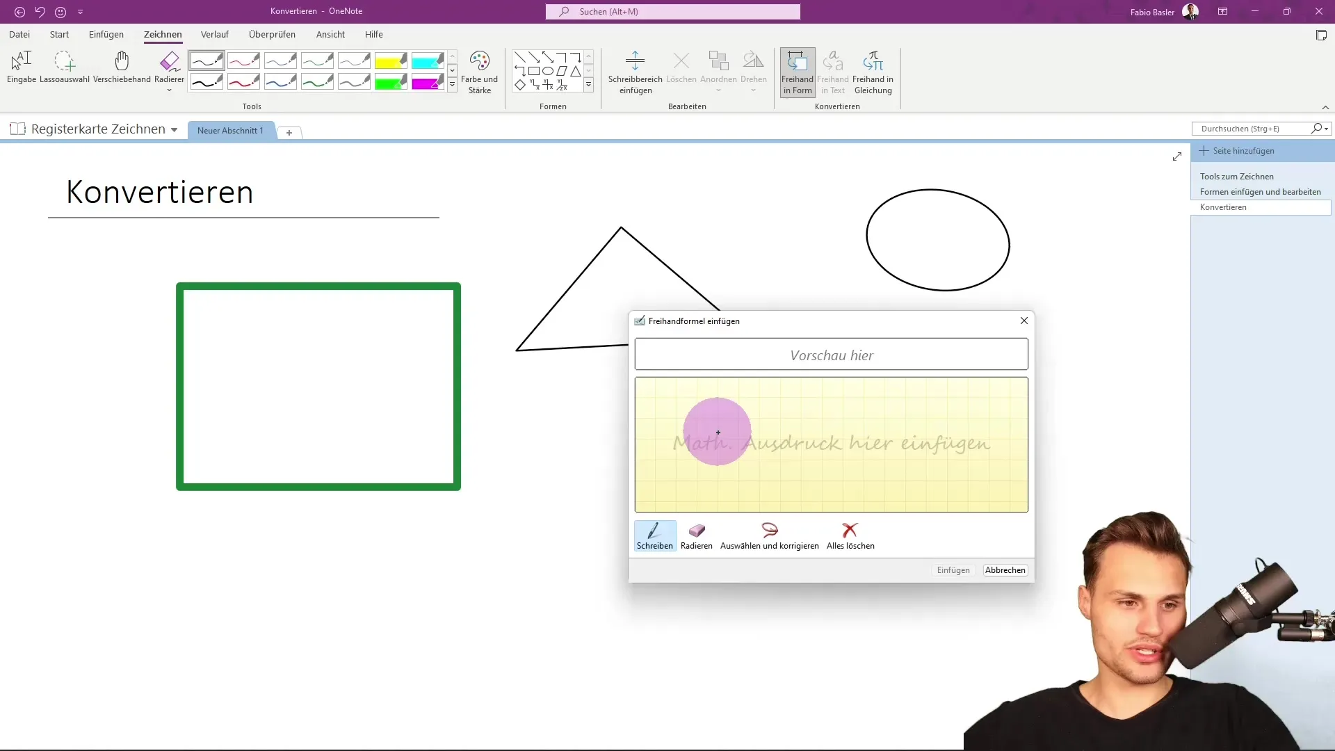 Converting drawings and text in OneNote made easy