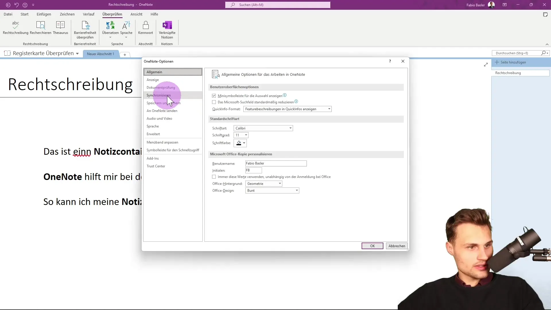 Optimisasi pengejaan OneNote untuk teks yang bebas dari kesalahan