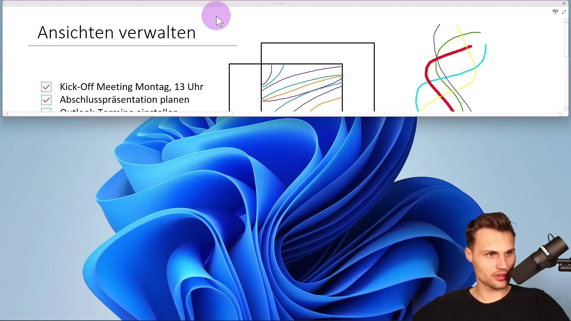 Use OneNote views efficiently