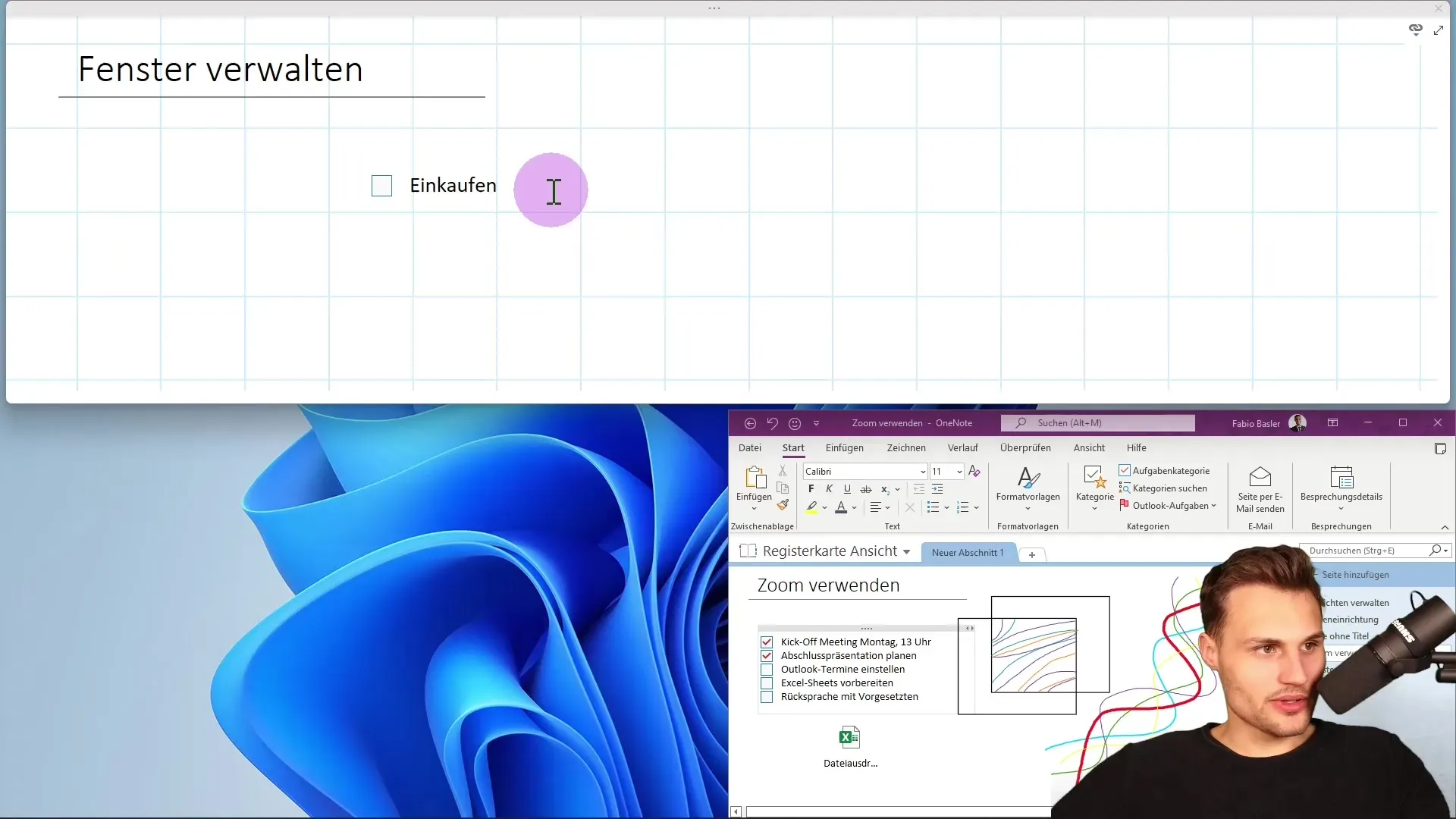 Pemanfaatan optimal jendela di Microsoft OneNote