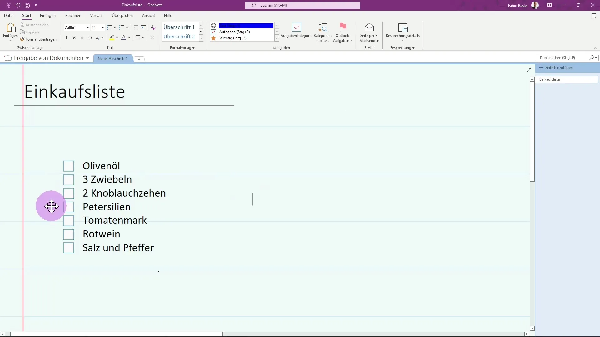 Impression efficace dans Microsoft OneNote simplifiée