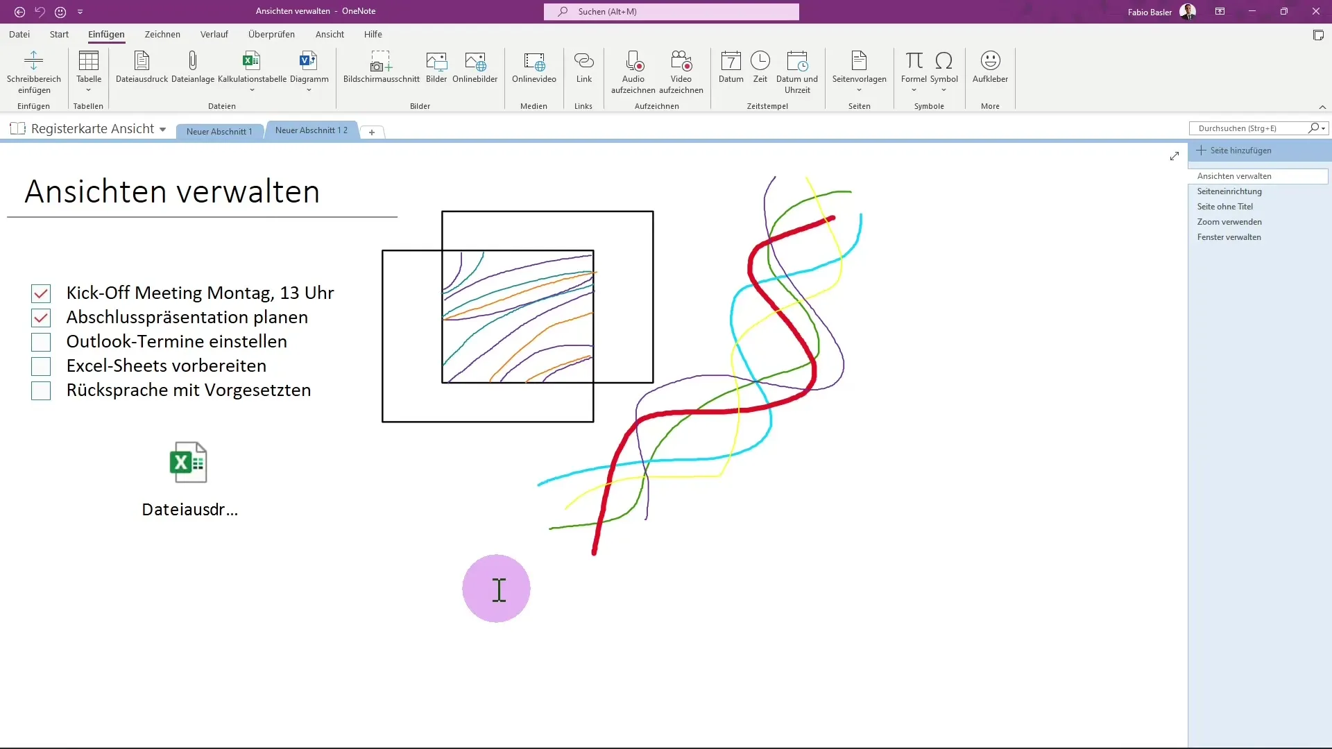 Export OneNote pages efficiently - Instructions for users