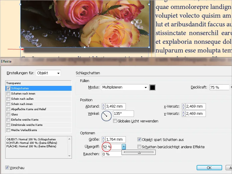 Objekte mit Effekten versehen in InDesign