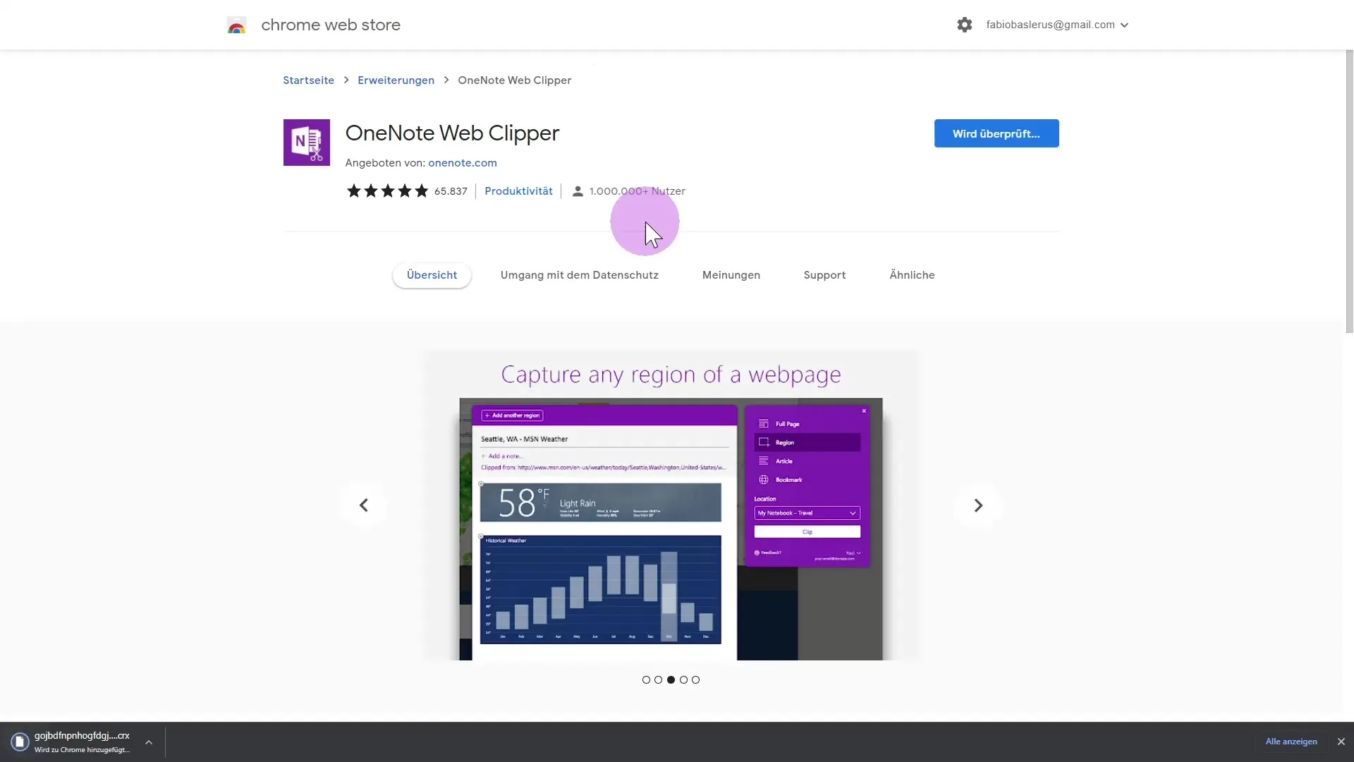 OneNote Web Clipper untuk mengumpulkan catatan secara efisien