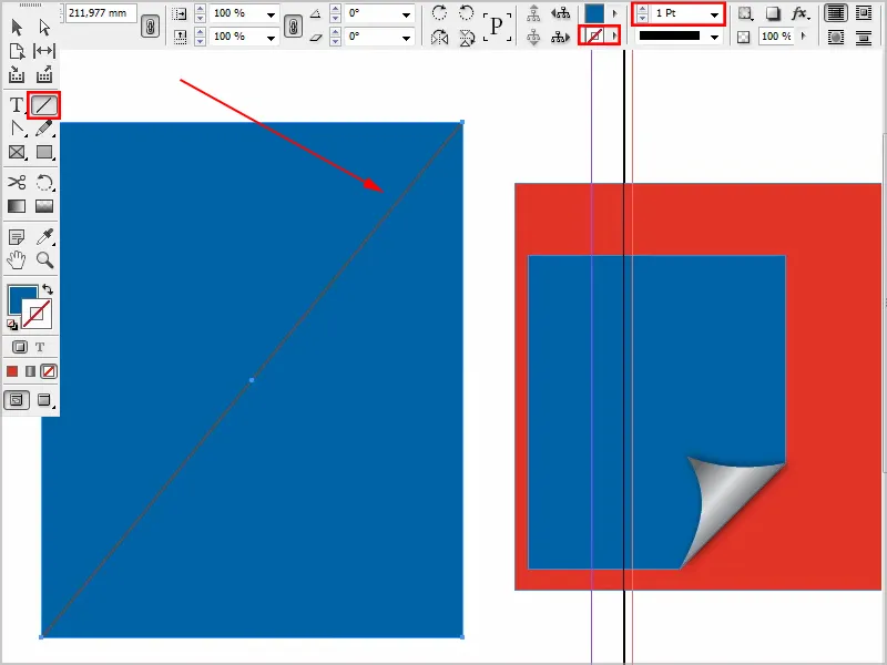 Tips & tricks for Adobe InDesign: Create page turn effect or corner effect