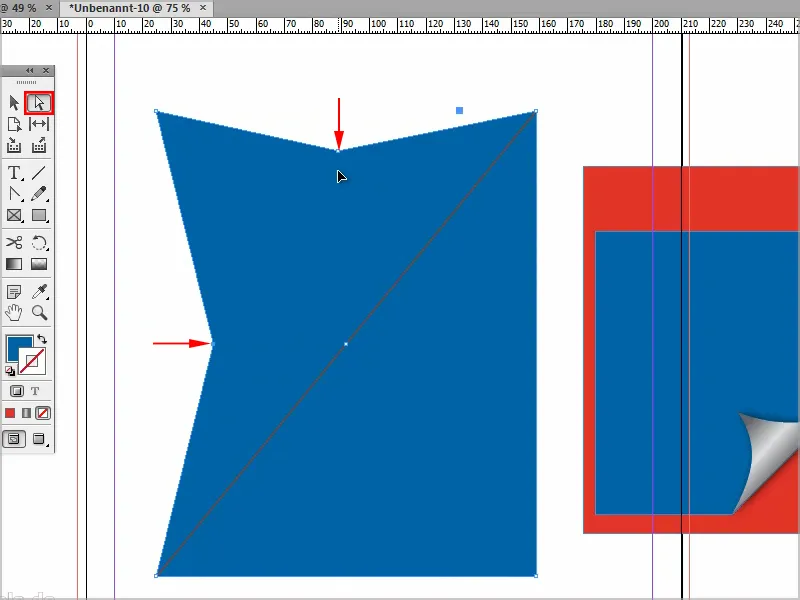 Tips & tricks for Adobe InDesign: Create page turn effect or corner effect