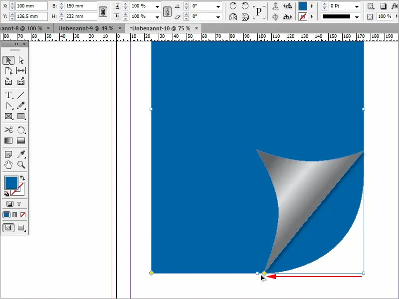 Tips & tricks for Adobe InDesign: Create page turn effect or corner effect