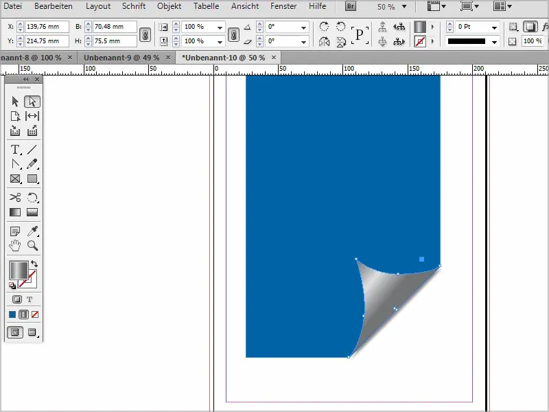 Tipy a triky k aplikaci Adobe InDesign: Vytvoření efektu listování nebo efektu rohů.