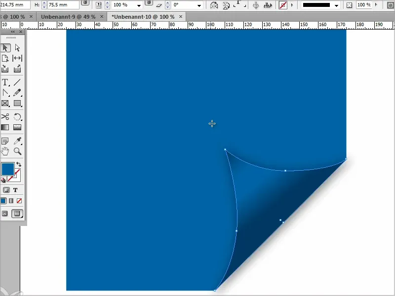 Astuces et conseils pour Adobe InDesign: créer un effet de retournement de page ou un effet d'angle