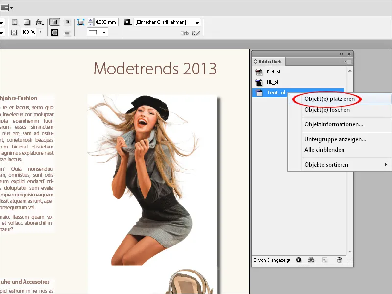 Design templates in InDesign