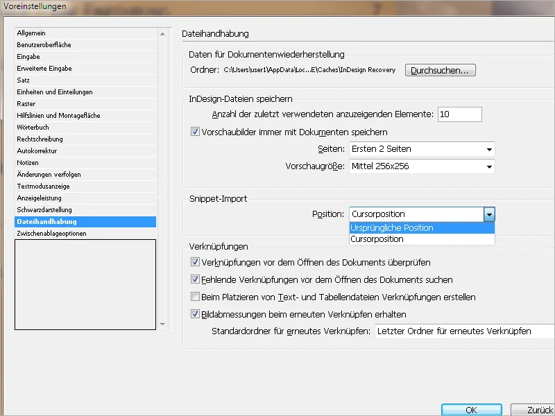 Gestaltungsvorlagen in InDesign