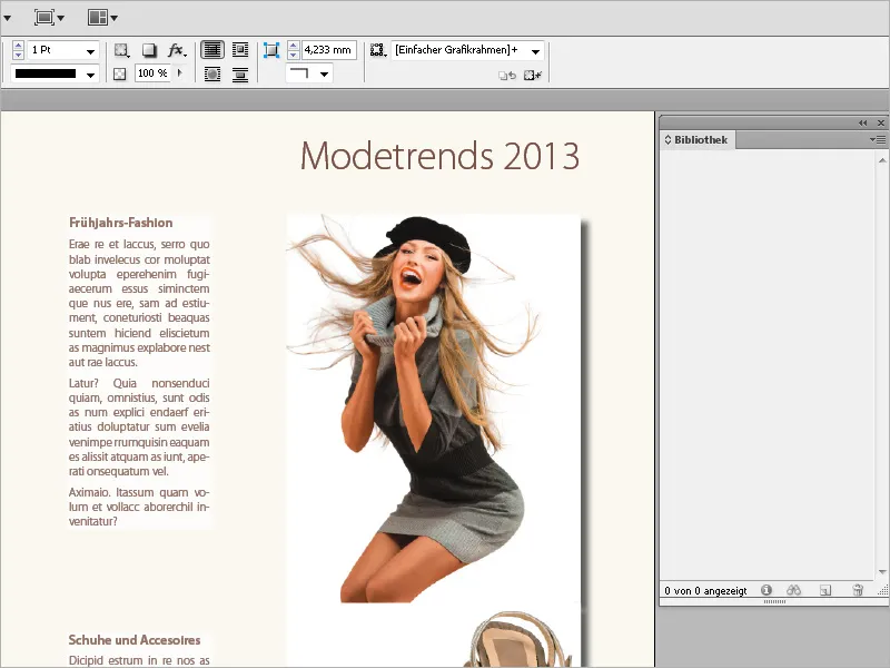 Design templates in InDesign