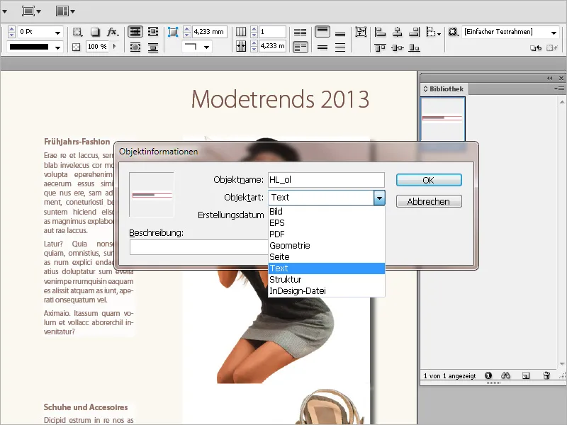 Design templates in InDesign