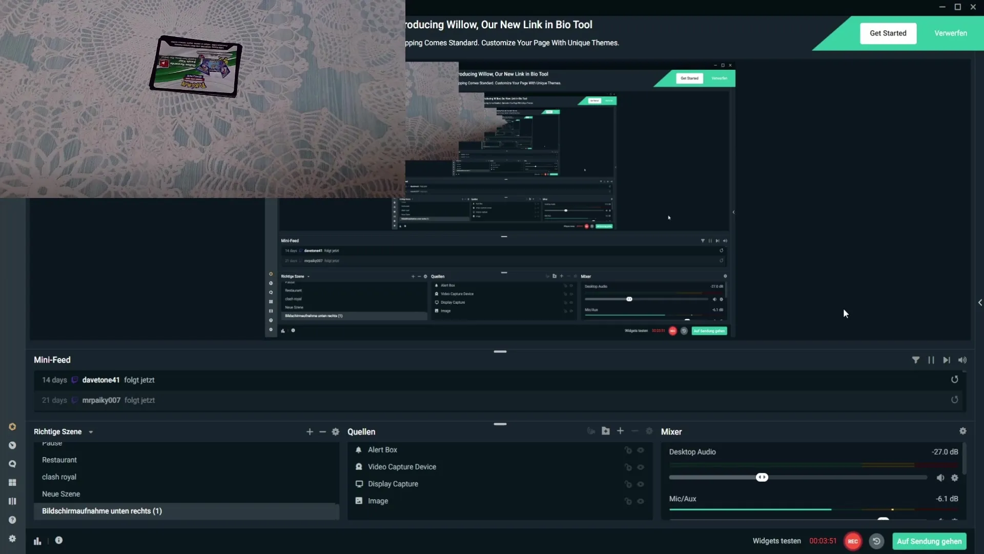 Putar gambar dalam Streamlabs OBS 180° secara efektif