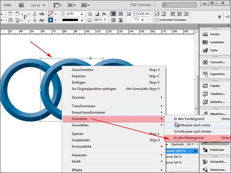 Adobe InDesign için ipuçları ve püf noktaları: Birbirine giren halkalar oluşturma