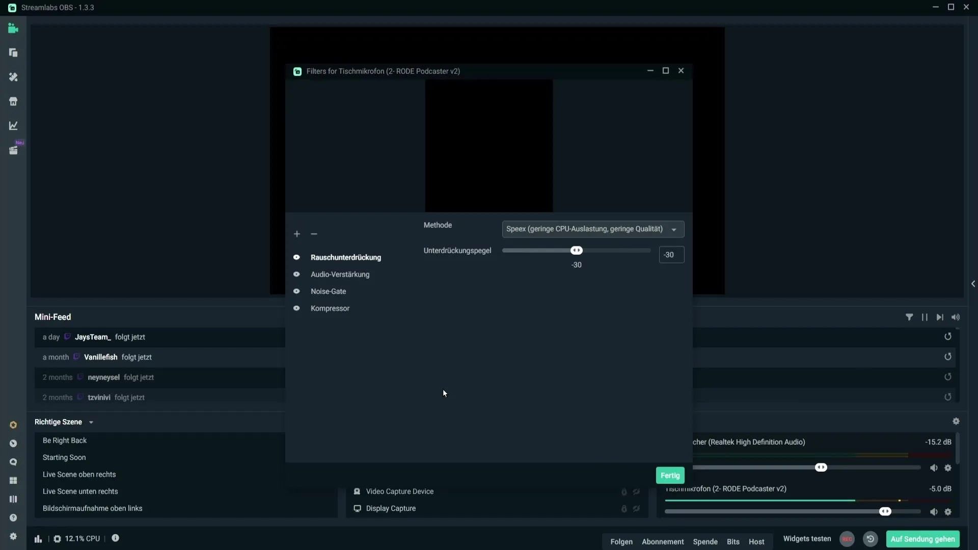 Menghindari masalah audio di Streamlabs OBS: mencegah mendengarkan ganda