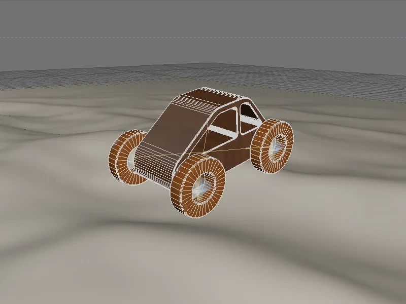 Nouveau dans la version 12 - Moteurs et connecteurs - Insert tout-terrain avec la voiture en bois. Nouveau dans la version 12 - Moteurs et connecteurs - Insert de tout-terrain avec la voiture en bois