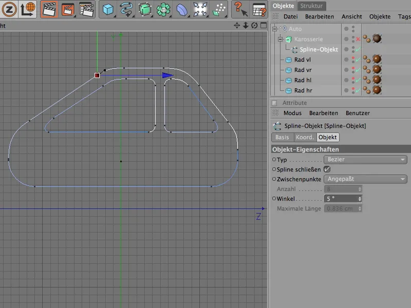 Neu in Release 12 - Motoren und Konnektoren - Offroadeinlage mit dem Holzauto