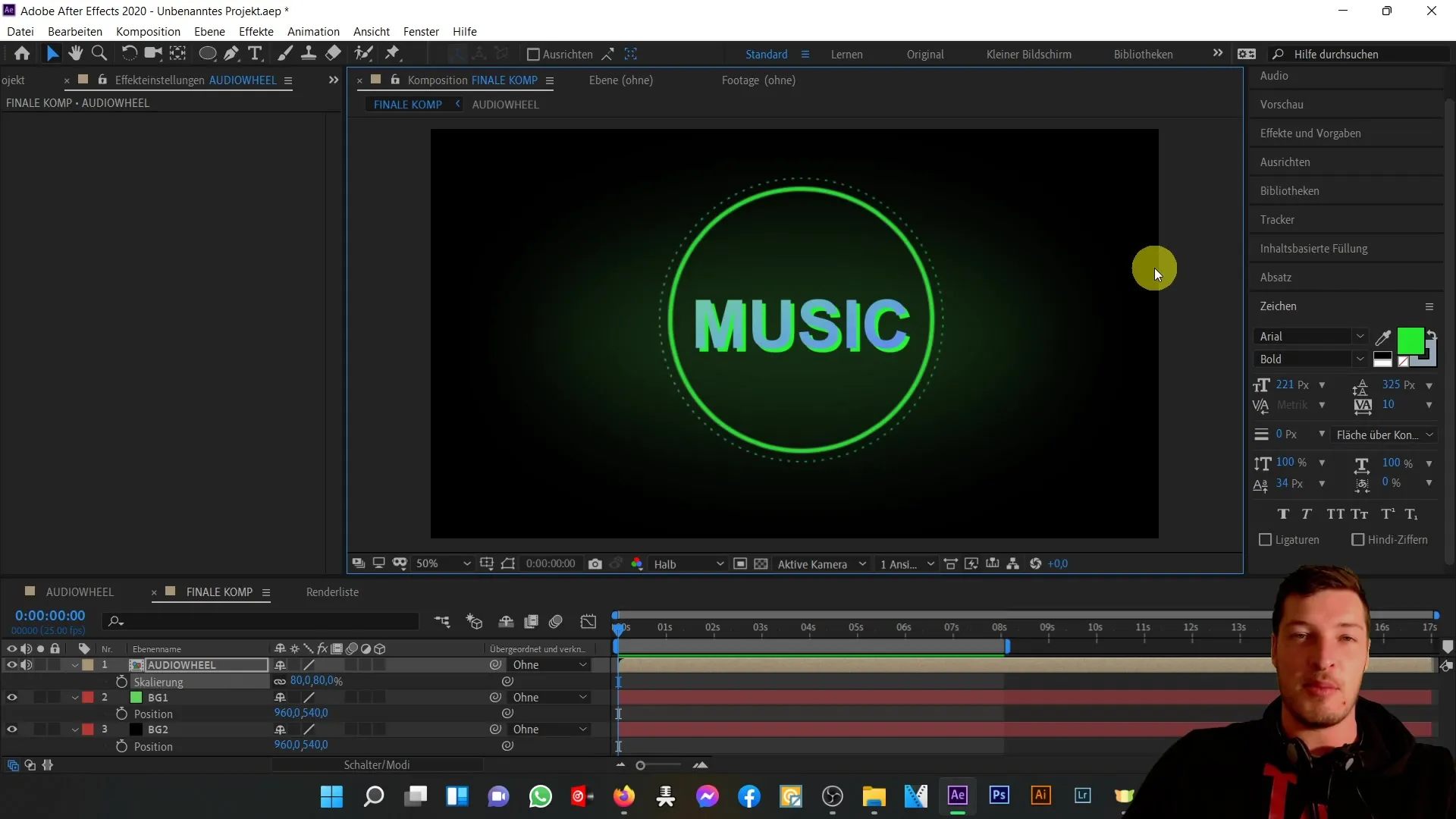 Animace hudby v programu After Effects - Návod na tvůrčí proces