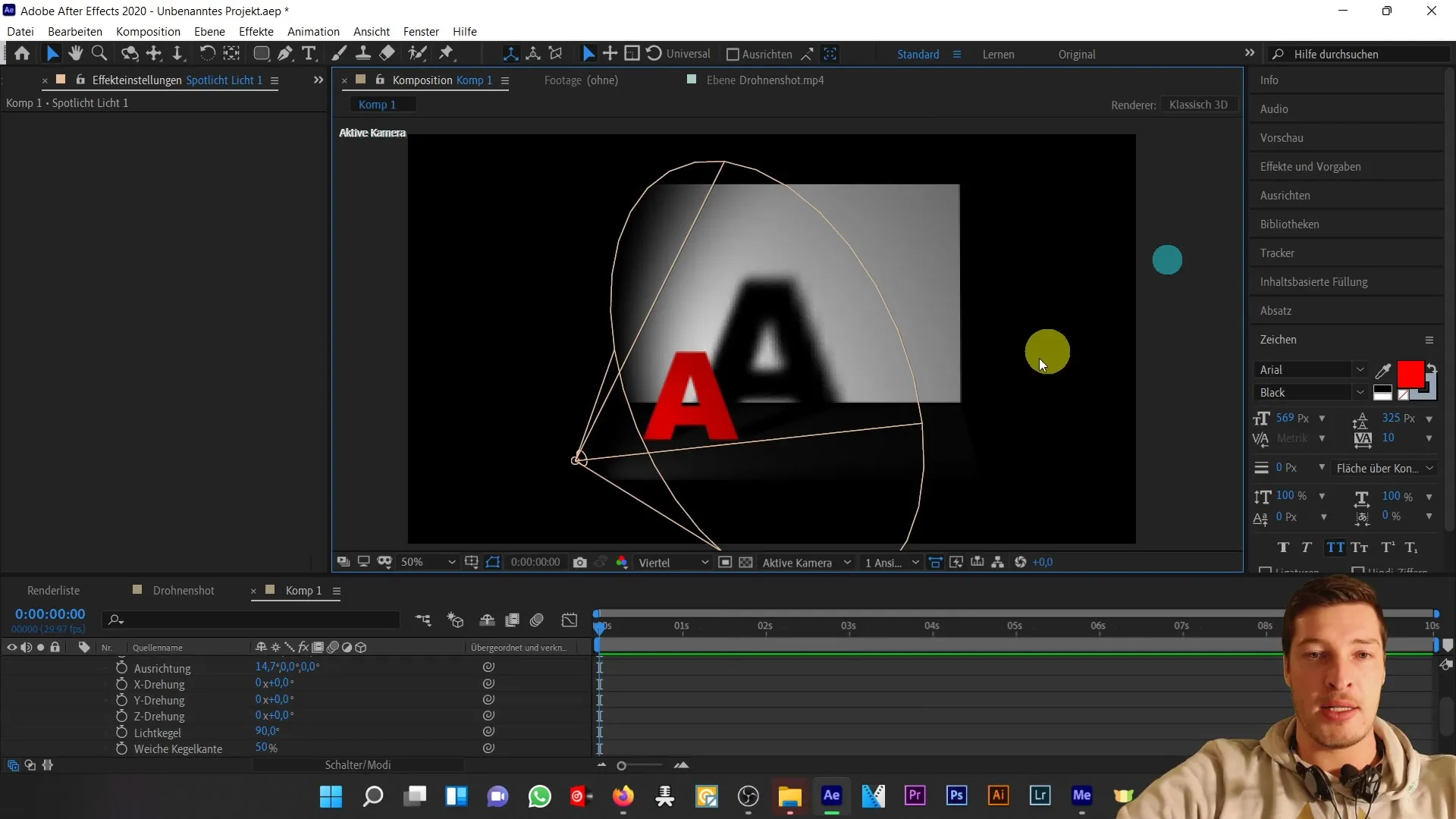 Světlo v programu After Effects: Prohlubování znalostí