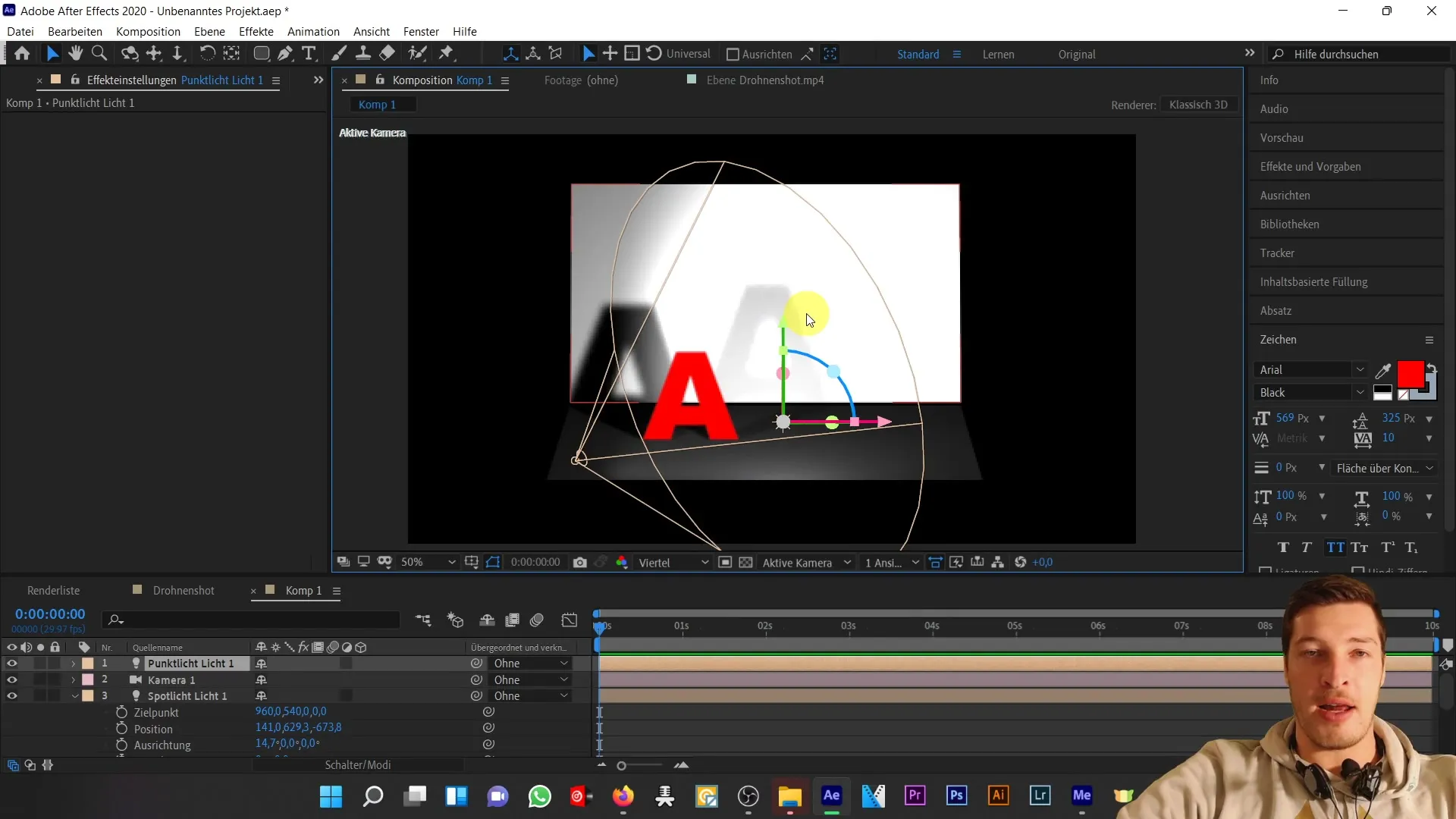 Světlo v programu After Effects: prohlubování znalostí