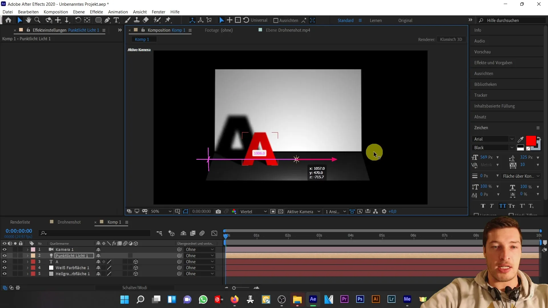 Světlo v programu After Effects: Prohloubení znalostí