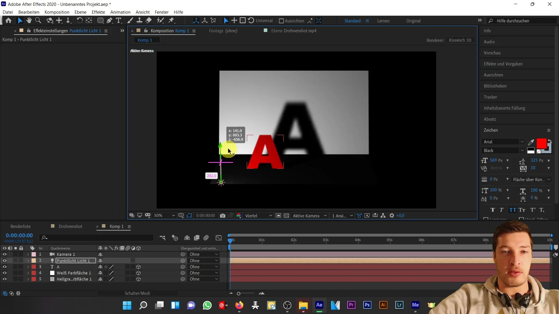 Světlo v programu After Effects: Prohloubení znalostí