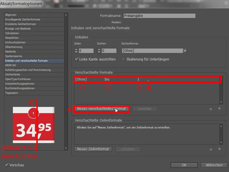 Automate pricing via nested formats Automate pricing via nested formats