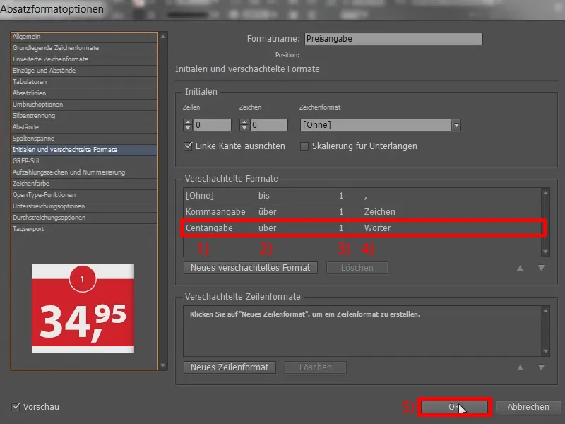 Automate pricing via nested formats Automate pricing via nested formats