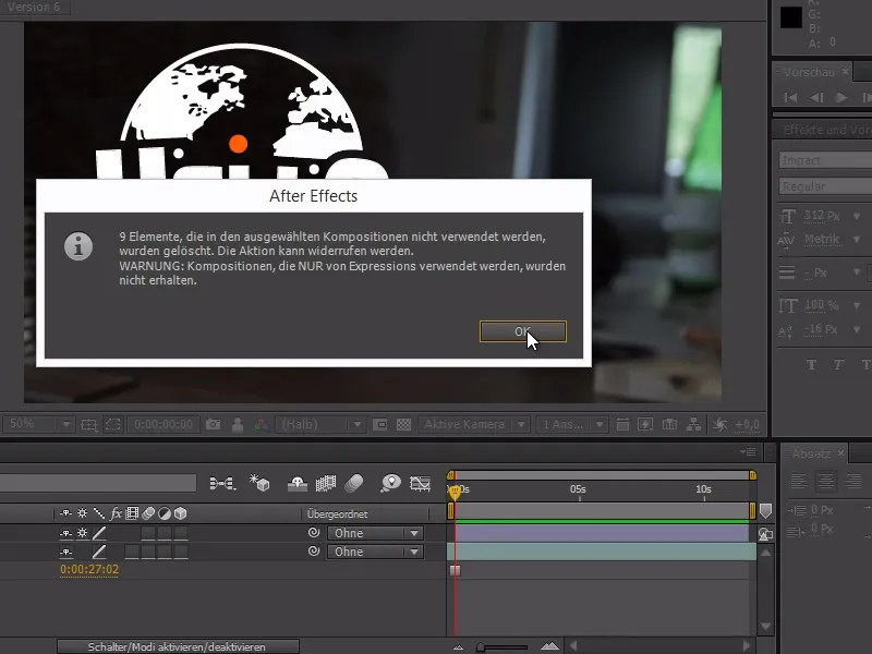 Tips dan trik untuk alur kerja di After Effects: Mengurangi proyek