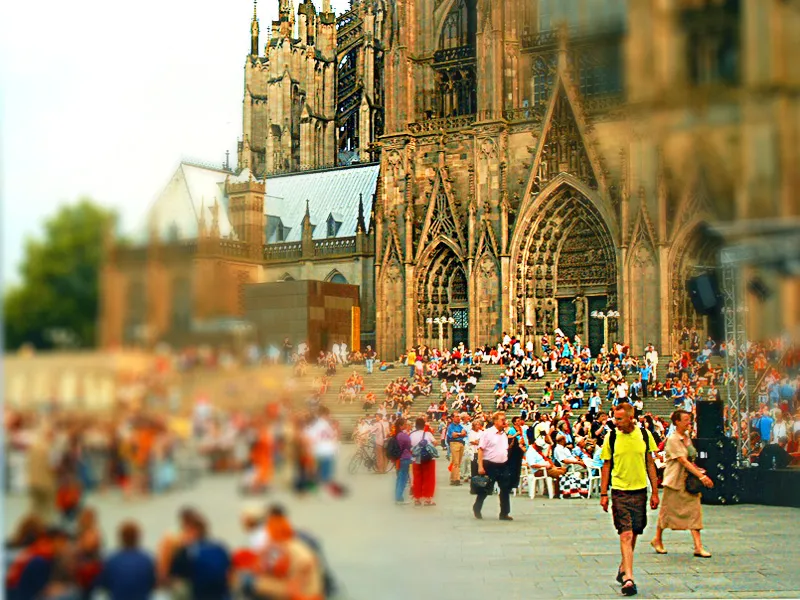 Použiť efekt Tilt-Shift na fotografiách