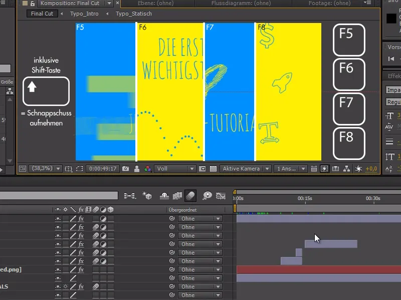 Tips dan trik untuk alur kerja di After Effects: Snapshots - Potret