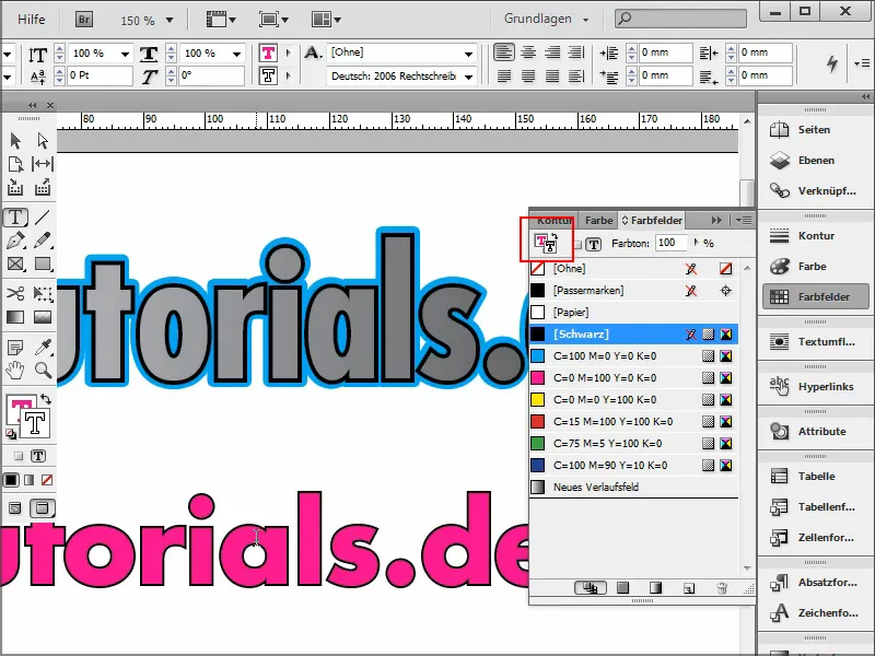 Astuces et techniques pour Adobe InDesign : double contour sur les textes tout en restant modifiable à tout moment