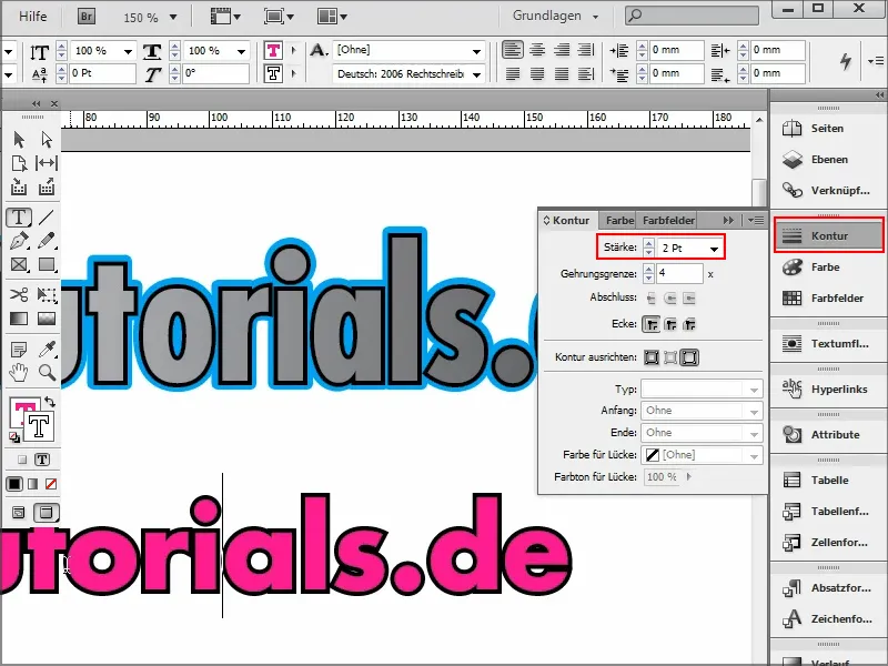 Conseils et astuces pour Adobe InDesign : double contour sur les textes tout en restant modifiable à tout moment