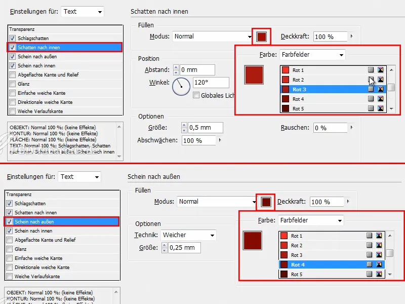 Adobe InDesign hakkında ipuçları ve püf noktaları: Metinlerde birden fazla kontur - Neon etkisi