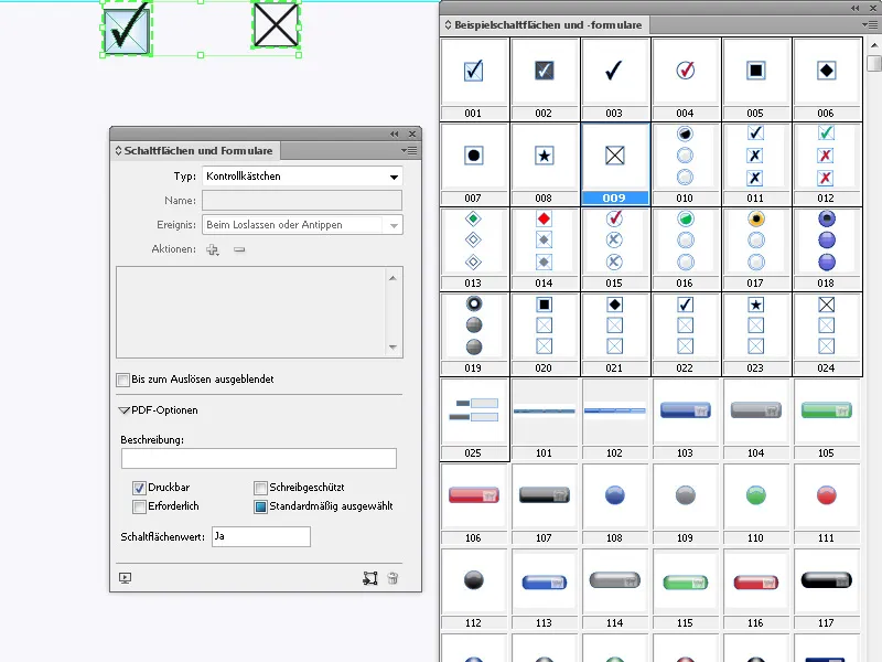 Vytváření interaktivních formulářů v programu InDesign