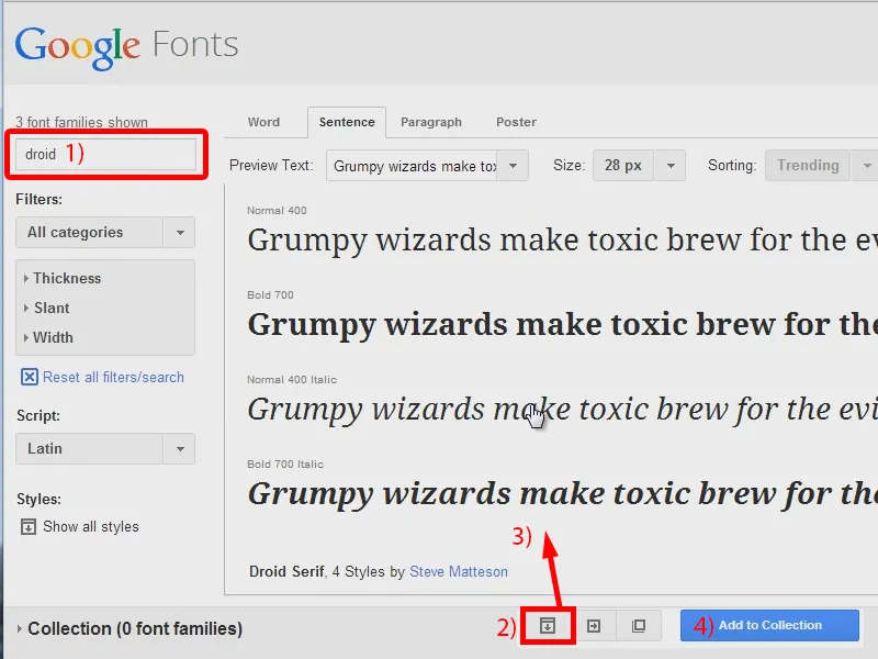 Používanie písma Google Webfonts v InDesign.